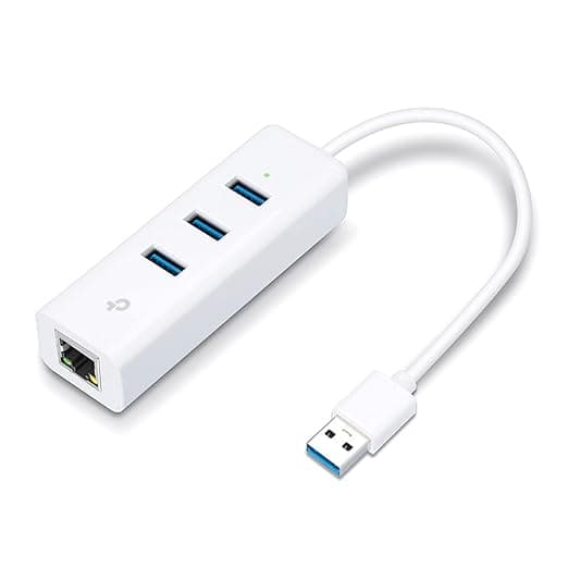 TP-link UE330 USB 3.0 3-Port Hub & Gigabit Ethernet Adapter 2 in 1 USB Adapter - Plug and Play